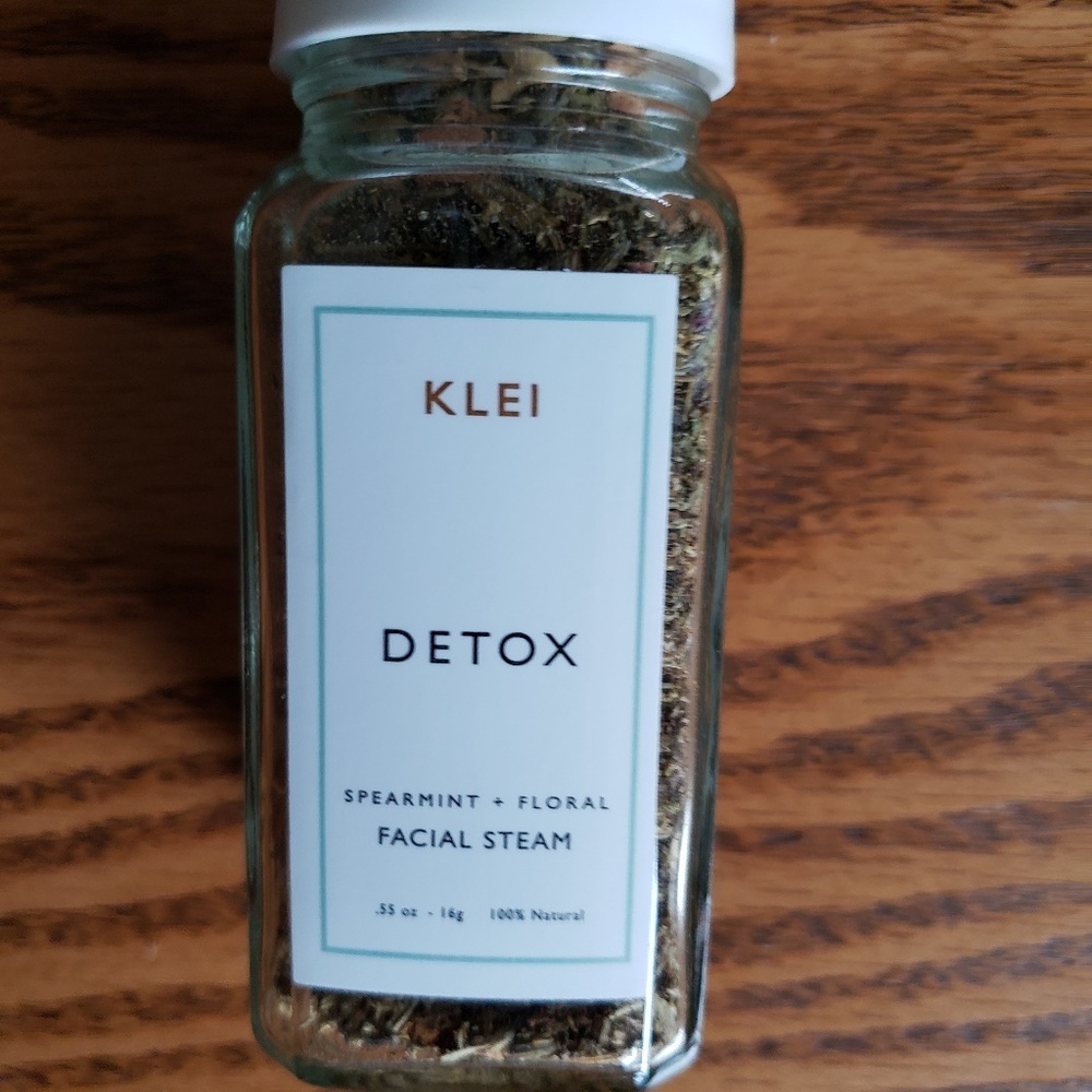 Klei Detox Spearmint/Floral Facial Steam NWT